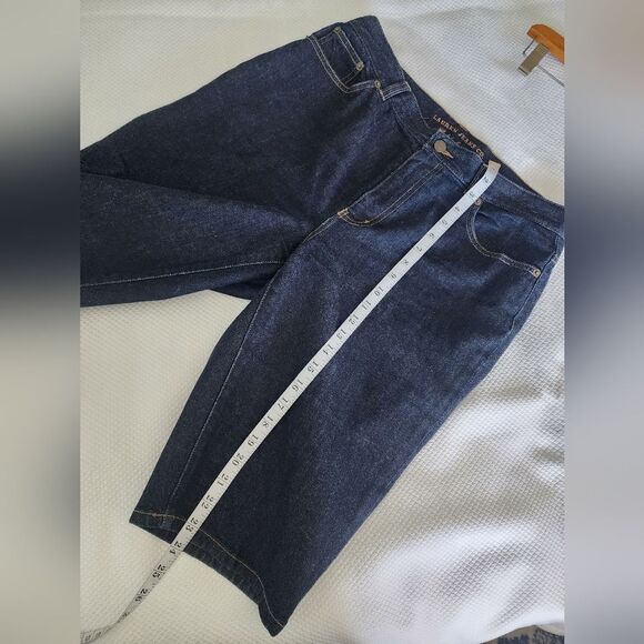 Ralph Lauren Dark Blue Jean Shorts - Picture 5 of 8